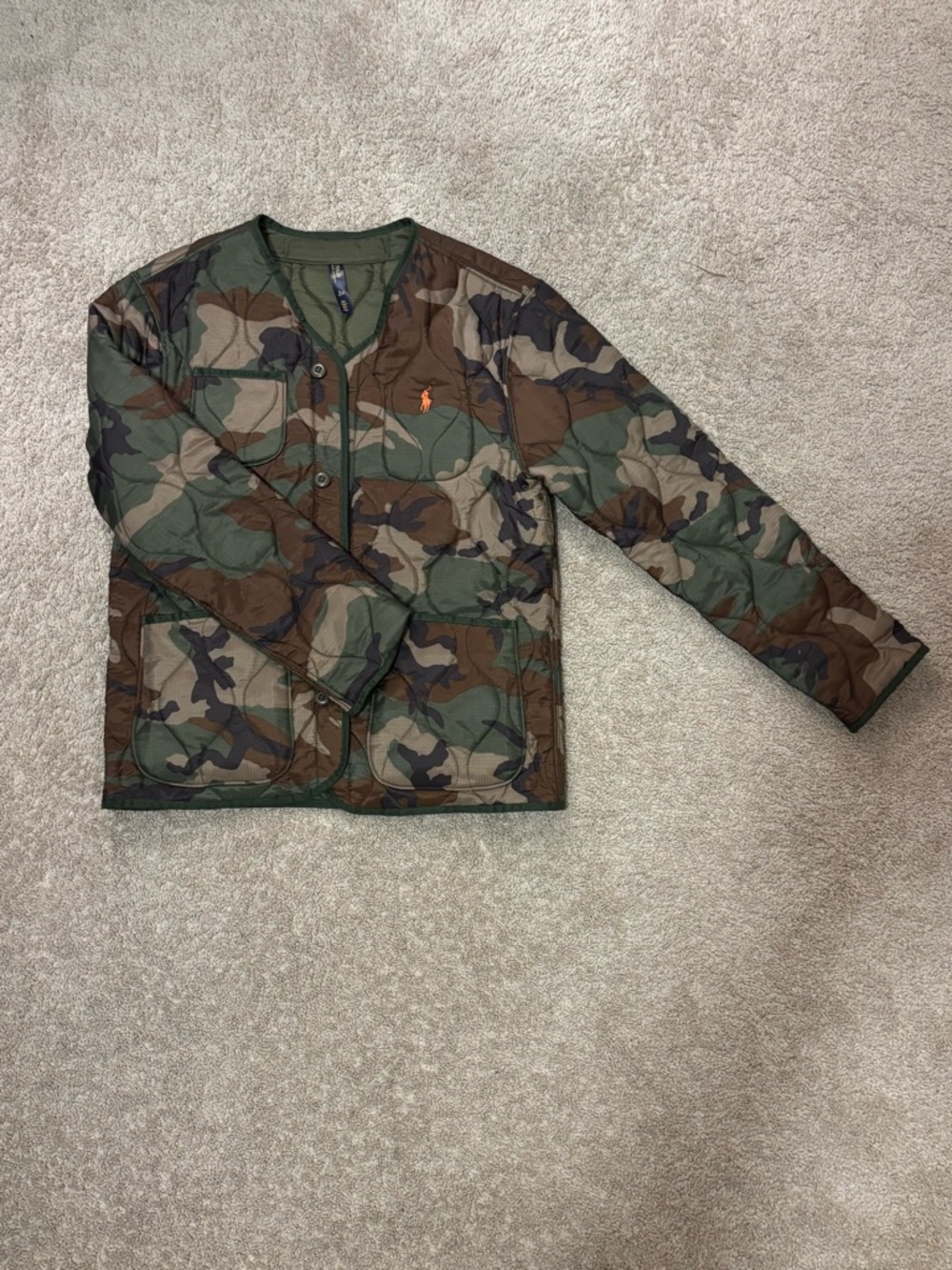 Polo by Ralph Lauren Olive Green Quilted Jacket